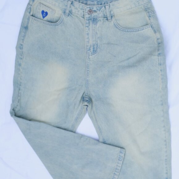 AELFRIC EDEN WIDE LEG HIGH WAIST LOOSE FIT JEANS 34 NWT - Picture 6 of 10